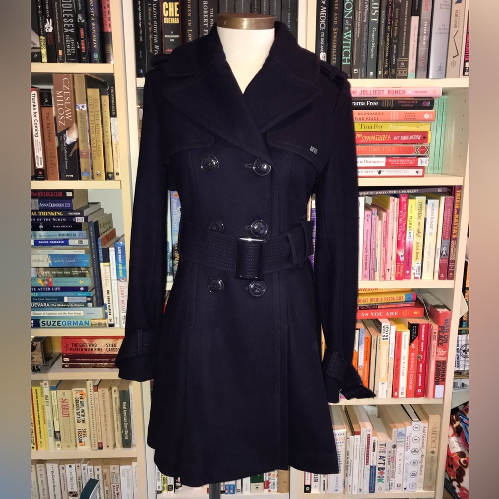 Miss Sixty Purple Military Style Coat - Picture 3 of 12
